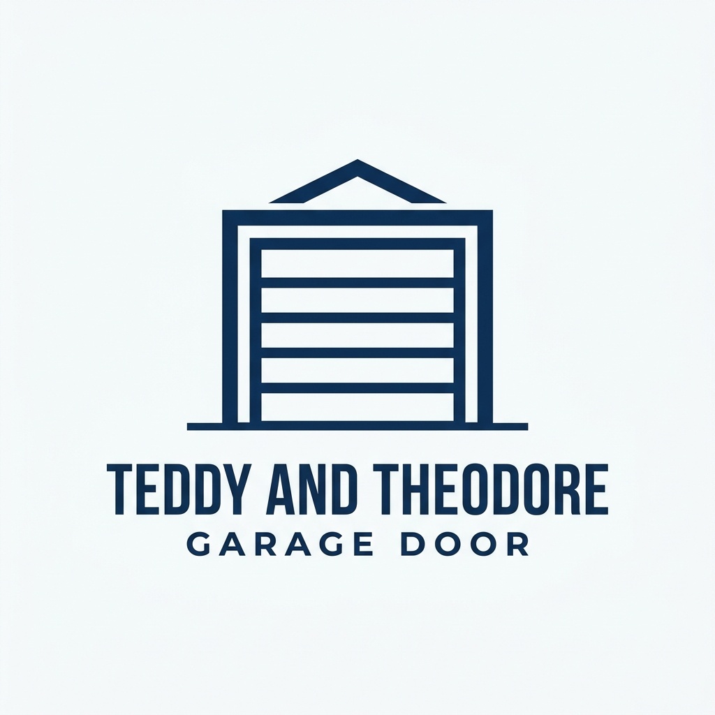 Teddy and Theodore Garage Door Logo